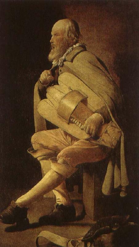 Hans Multscher a 17th century hurdy gurdy player in georges de la tour s le vielleur.